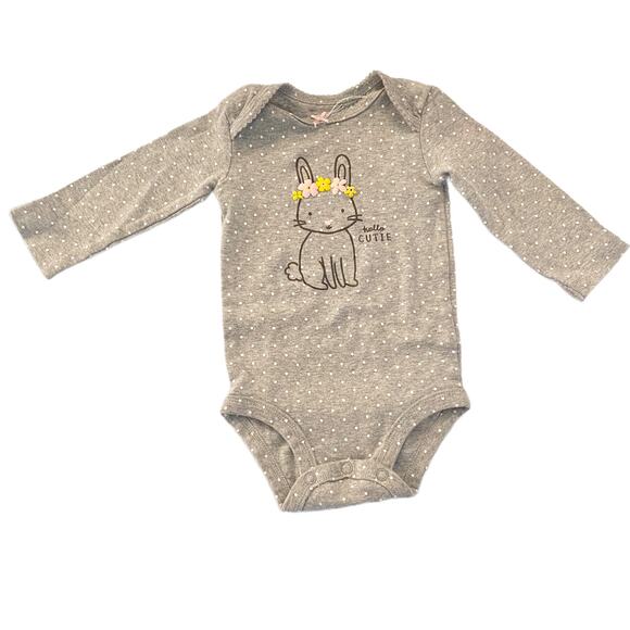 Bundle of Baby Bunny Onesie &16" NWT Pink Unicorn Bunny Size 6 Months. - Picture 3 of 9